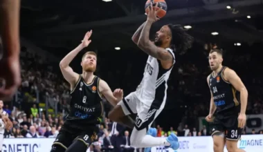 Dāvis Bertāns ar sešiem punktiem sekmē "Dubai" uzvarā Eirolīgas 18. kārtas cīņā