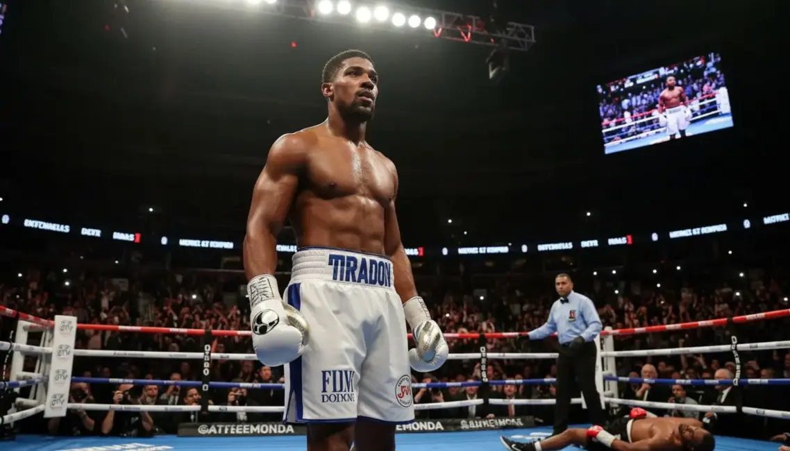 Džošua pēc Pola nokauta Mami sūta tiešu izaicinājumu Fjūrijam: "Noliec telefonu un nāc ringā!"