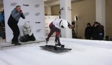 Emīls Indriksons Siguldā atkārto 12. vietu Pasaules kausa skeletona sacensībās; Valdovskis finišē 24. pozīcijā