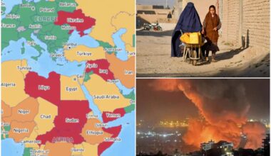 “Riska kartē” publicēti jaunākie dati par valstīm, uz kurām nākamgad doties būtu īpaši bīstami