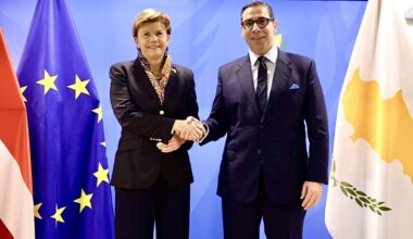 Braže: Kipras prezidentūras laikā ES Padomē būtiski stiprināt bloka drošību un sankciju politiku