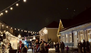 Vecpilsētas ielā nosvinēti ziemas saulgrieži