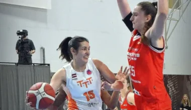 Ievas Pulveres aizsardzības šedevrs: TTT Rīga pārliecinoši sakauj "Alytus-GUT.lt", turpinot dominēt Lietuvas līgā