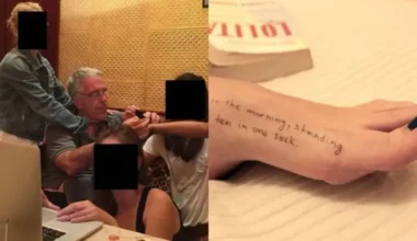 Jauni attēli un noslēpumaina īsziņa Džefrija Epstīna skandālā atklāj jaunus jautājumus