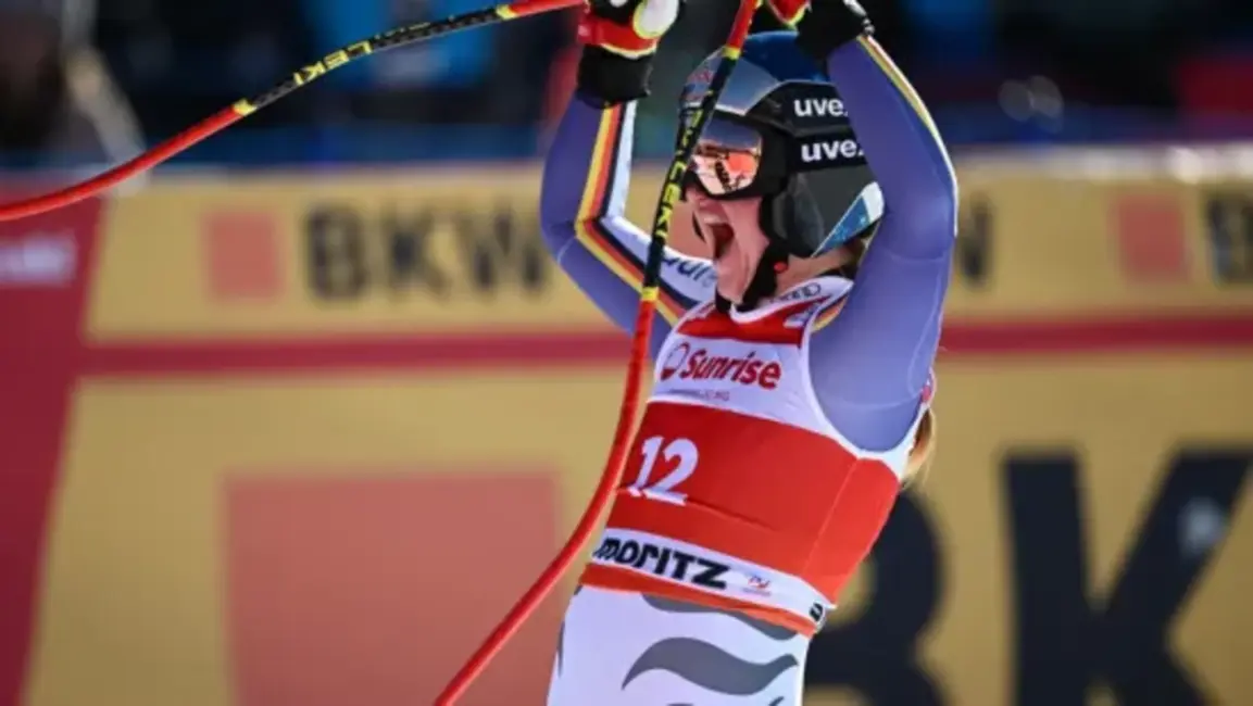 Jauniņā Aihere pārsteidz, Vonai nākas samierināties ar otro vietu Sanktmoricas nobraucienā