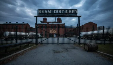 Jim Beam uz gadu apturēs ražošanu galvenajā Kentuki rūpnīcā 2026. gadā