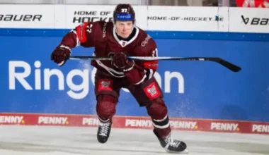 Kā hokejā gūt baudu no "melnā darba": Oskara Lapinska pieredze un vērtība "SCL Tigers"