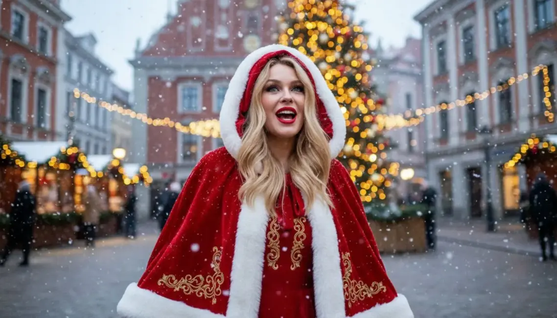Kailija Minoga ar Rīgā filmēto "XMAS" singlu gāž no troņa "Wham!" hitu "Last Christmas"