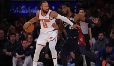 „Knicks” svin uzvaru Ziemassvētku spēlē pret „Cavaliers” pēc aizraujošas cīņas