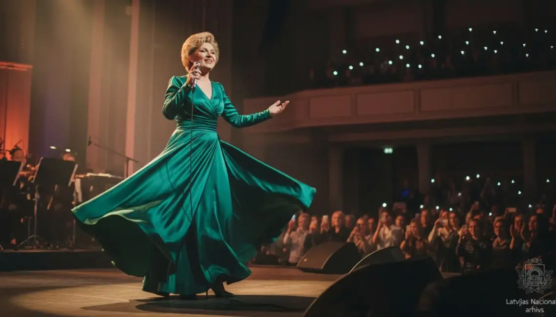 Latviešu estrādes karaliene Margarita Vilcāne svin 85. jubileju