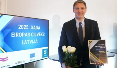 Latvijas Basketbola savienības ģenerālsekretārs Kaspars Cipruss atzīts par 2025. gada Eiropas cilvēku Latvijā