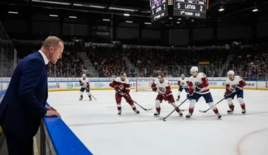 Latvijas U-20 Hokeja Izlase Papildlaikā Atzīst Čehijas Pārākumu Pārbaudes Spēlē ASV