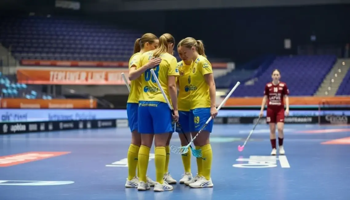 Latvijas florbolistes ceturtdaļfinālā piedzīvo sakāvi pret Zviedriju ar 3:16