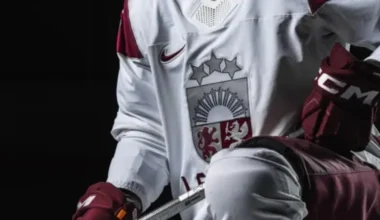 Latvijas hokeja izlase atklāj jauno olimpisko formu Milānai 2026