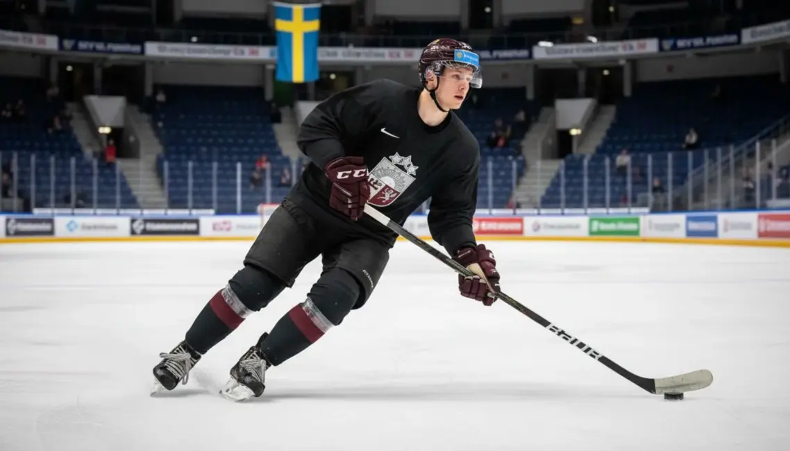 Latvijas izlases aizsargs Arvils Bergmanis pamet Ziemeļamerikas sistēmu un pievienojas Zviedrijas “Allsvenskan” klubam