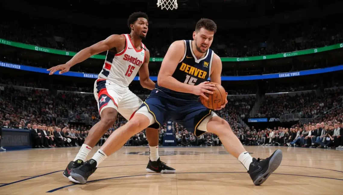 NBA superzvaigzne Nikola Jokičs izvairās no nopietnas ceļgala traumas, gaidāms apmēram mēnesi ilgs pārtraukums