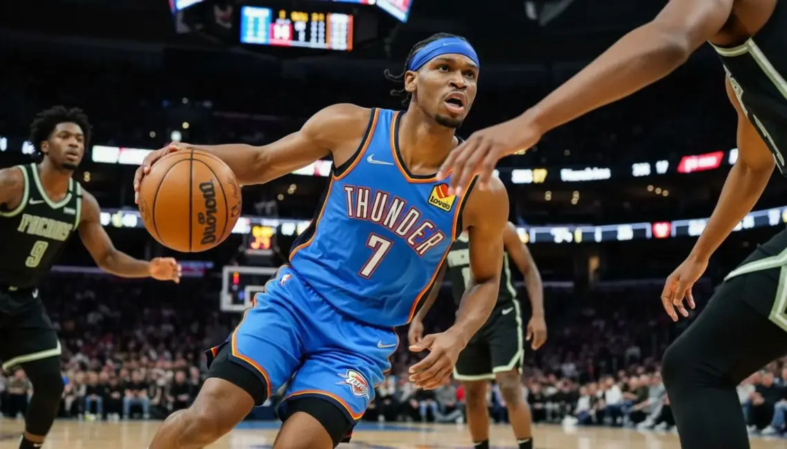 NBA vēsturē iekrīt: Šejs Gildžess-Aleksandrs sasniedzis leģendāro Viltu Čemberlenu ar 100 spēlēm pēc kārtas ar 20+ punktiem