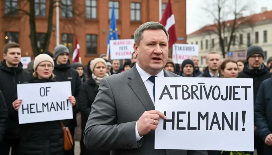 Ogrē opozīcija pieprasa mēra Egila Helmaņa atbrīvošanu no amata