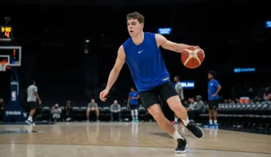 Oklahomasitijas "Thunder" debitants Topičs atsāk treniņus pēc vēža diagnozes