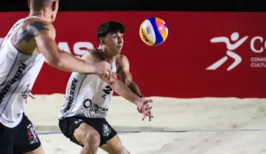 Pļaviņš/Fokerots ar pārliecinošu uzvaru sāk gada pēdējo elites pludmales volejbola turnīru Brazīlijā