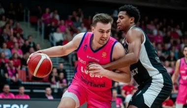 „Rīgas Zeļļi” Rīgas derbijā pārspēj „VEF Rīga” un sasniedz 14. panākumu sēriju Optibet LIBL