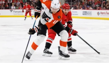 Rodrigo Ābols un "Flyers" pārspēj Monreālas "Canadiens", pārtraucot neveiksmju sēriju