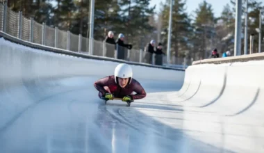 Skeletona PK Siguldā: Marta Andžāne ar 21. vietu uzlabo rezultātu, Dārtai Neimanei nesekmējas