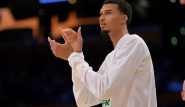 "Spurs" superzvaigzne Viktors Vembanjama atgriežas NBA kausa pusfinālā