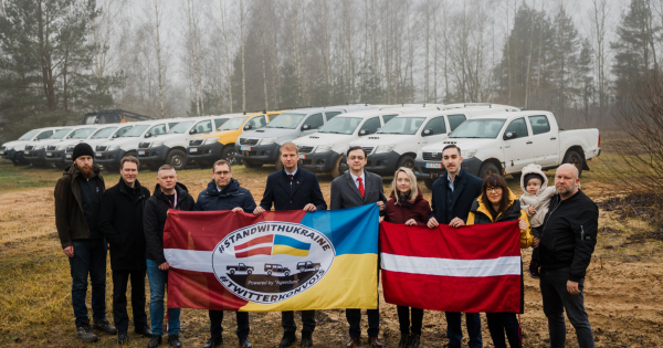 Ukraina saņem 21 transportlīdzekļa ziedojumu no AS "Augstsprieguma tīkls" vairāk nekā 100 000 eiro vērtībā