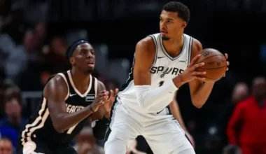 Vembanjamas “Spurs” ar pārliecinošu pārsvaru pārsteidz Atlantas “Hawks” – Porziņģis nespēlē