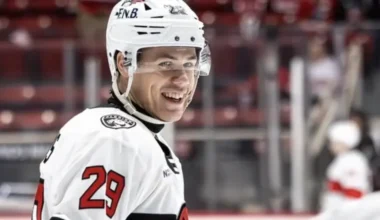 Vilmanim sesto reizi sezonā vārti AHL, Ločmelim rezultatīva piespēle latviešu duelī