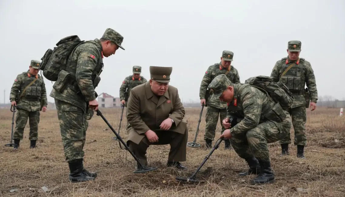 Ziemeļkorejas karavīri veic atmīnēšanu Krievijas Kurskas apgabalā, apstiprina Kims Čenuns