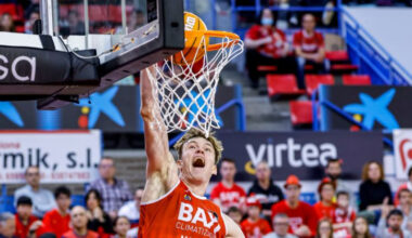 Šteinbergs iemet desmit punktus Eirokausā pret pastarīšiem – Basketbols – Sportacentrs.com