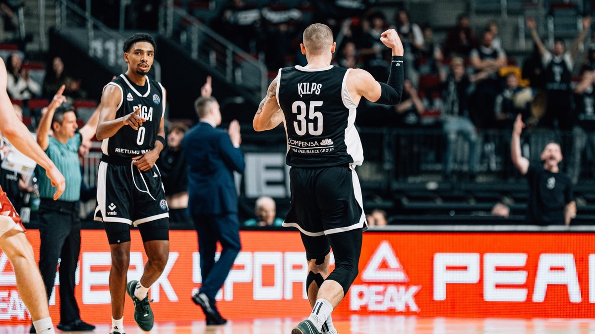 "VEF Rīga" uzvar Pērnavas basketbolistus