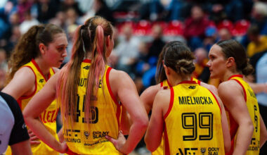 Digna Strautmane un Ketija Vihmane divatā iemet 23 punktus "Top 3" cīņā – Basketbols – Sportacentrs.com