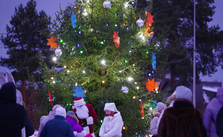 Jau šonedēļ Daugavpils apkaimēs iemirdzēsies Ziemassvētku eglītes