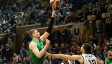 Helmanis aktīvs abos laukuma galos zaudējumā Eirolīgas klubam – Basketbols – Sportacentrs.com