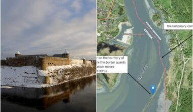 “Vai mums viņiem iemācīt lasīt karti?” Igaunija pēc incidenta uz mola apsver robežas slēgšanu