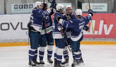 "Mogo/RSU" dominanci "Optibet" hokeja līgā turpina ar desmit vārtu guvumiem spēlē