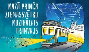Ir uzsākta biļešu tirdzniecība uz "Mazā prinča Ziemassvētku muzikālo tramvaju"