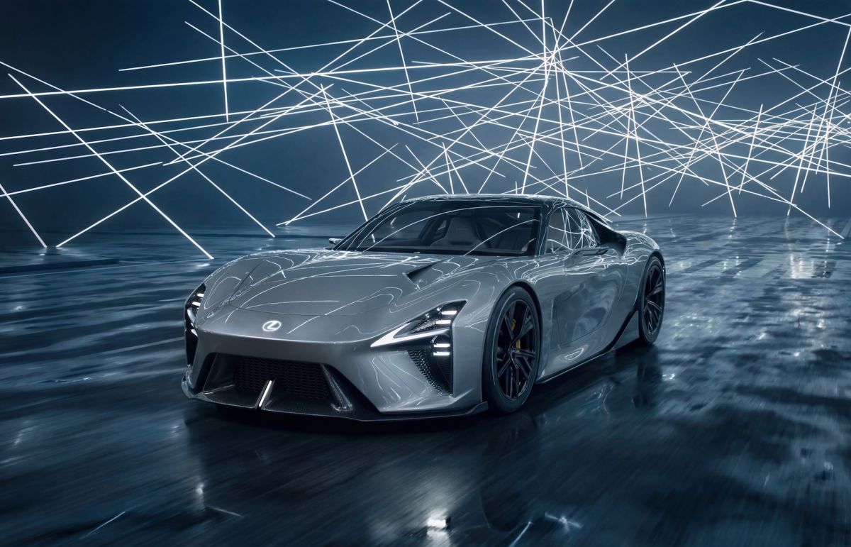 Lexus prezentē konceptuālu akumulatora elektrisko sporta auto LFA Concept (+ FOTO)