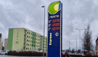 No 1,274 eiro - cik šobrīd maksā degviela Igaunijā? 27.12.2025. (+ FOTO)