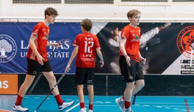 Latvijas Florbola savienība » LV » 2025/2026 » Jaunumi » "Lielvārde/Leselektro" ZU15 turnīrā pārspēj komandu "Masters Ulbroka"