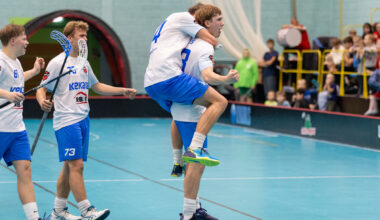 Latvijas Florbola savienība » LV » 2025/2026 » Jaunumi » "Ķekava/RB&B" cīņā pret talliniešiem izrauj uzvaru pagarinājumā