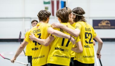 Latvijas Florbola savienība » LV » 2025/2026 » Jaunumi » Kocēnu "Rubene" atdod pārsvaru, tomēr pagarinājumā uzvar talsiniekus