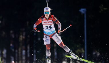 Latvie&scaron;u biatloniste Baiba Bendika