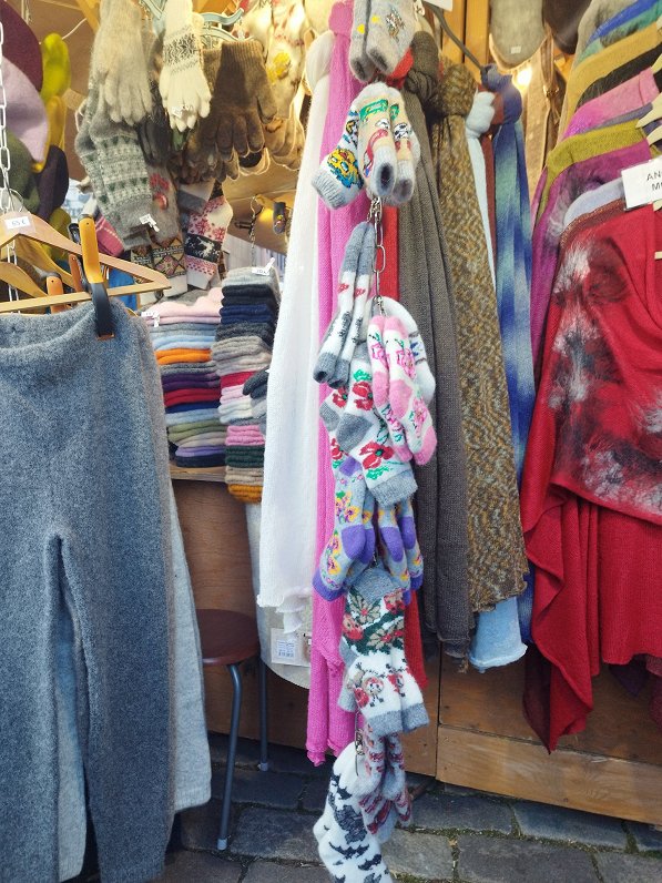 Tallinas tirdziņā nopērkamās zeķes