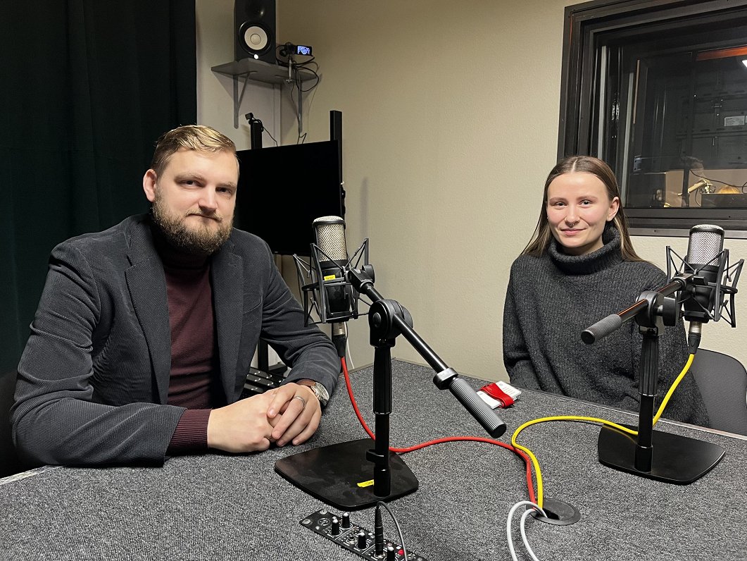 Ernests Pūliņš-Cinis un Aļona Aleksejeva