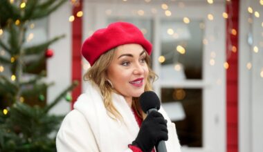 Kristīne Stakena pasākumā Vērmanes dārzā, 2024.gada novembris