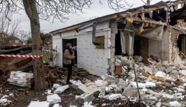 Krievijas armijas dronu uzlidojums Kijivas reģionam